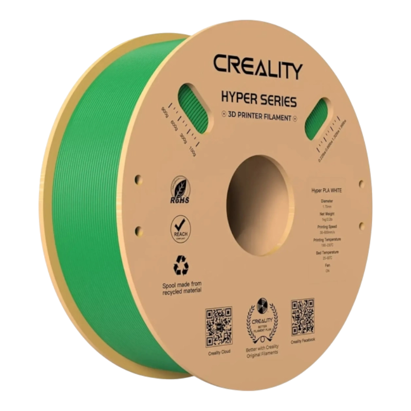 Філамент (пластик) для 3D принтера CREALITY Hyper PLA 1кг, 1.75мм, зелений (3301010380)